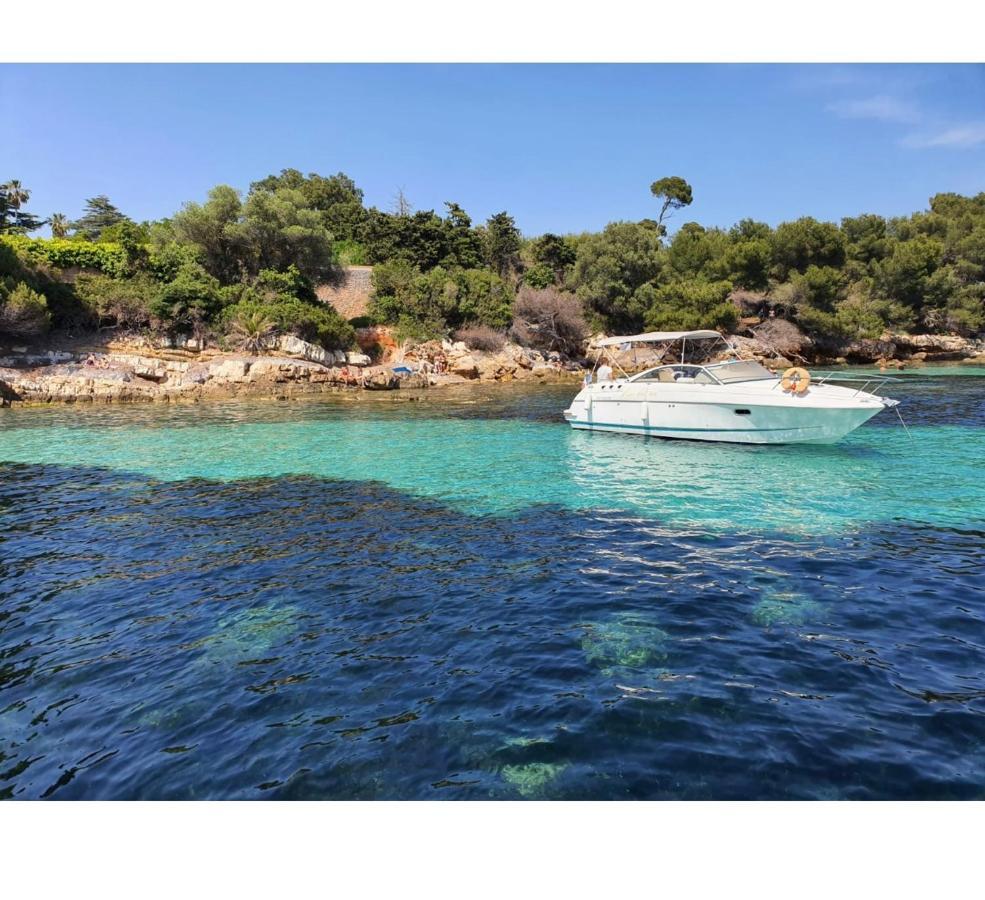 T2 A/C Cote D'Azur, Piscine, Plage A 350M, Wifi Vallauris Dış mekan fotoğraf